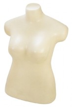 AM-055 busto gorda de plastico bege